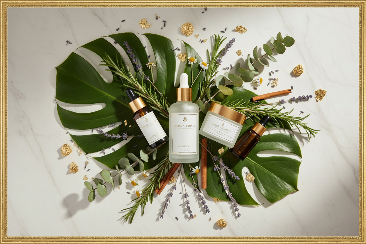 Botanica Luxe Hero Banner with Gold Edges